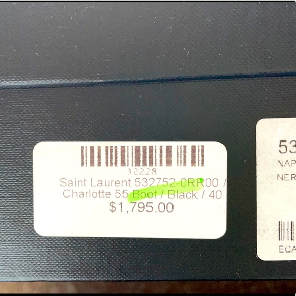 Saint Laurent Charlotte Ankle Boots - BRAND NEW - Picture 6 of 6